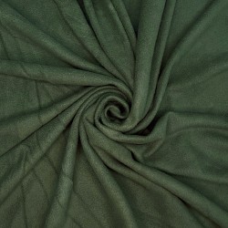 Ткань Флис Односторонний 130 гр/м2, цвет Темный хаки (на отрез)  в Кирове
