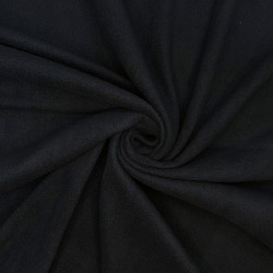 Флис Односторонний 130 гр/м2, цвет Черный (на отрез)  в Кирове