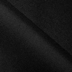 Прорезиненная ткань Оксфорд 600D ПВХ, Черный (на отрез)  в Кирове