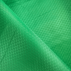 Ткань Оксфорд 300D PU Рип-Стоп СОТЫ, цвет Зелёный (на отрез)  в Кирове