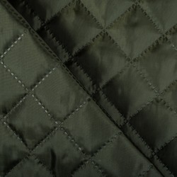Стеганая подкладочная ткань с синтепоном (100гр/м2), цвет Хаки (на отрез)  в Кирове