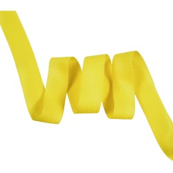 Окантовочная лента-бейка, цвет Жёлтый 22мм (на отрез)  в Кирове