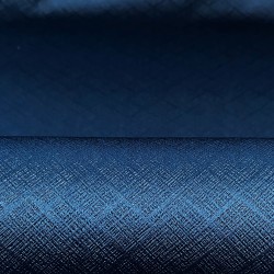 Ткань Блэкаут для штор светозатемняющая 100% &quot;Орнамент Синий&quot; (на отрез)  в Кирове